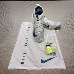 Nike Zoom Superfly Elite 2 Sprint Track Spikes Men Size 7 White FZ9662-100 *NEW
